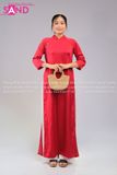  TAC0434 Áo Dài Lụa Tây Thi Màu Đỏ 