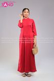  TAC0434 Áo Dài Lụa Tây Thi Màu Đỏ 