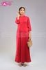  Áo Dài Lụa Tây Thi Màu Đỏ 