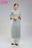  TAC0819 Áo Dài Lụa Tây Thi Xanh Mint 