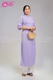  TAC0712 Áo Dài Lụa Tây Thi Tím Nhạt Nữ 