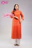  Áo Dài Lụa Tây Thi Màu Cam 