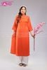  Áo Dài Lụa Tây Thi Màu Cam 