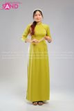  TAC0329 Áo Dài Lụa Tây Thi Xanh Bơ 