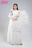  DPX0003 Quạt Lông Đại Trắng 
