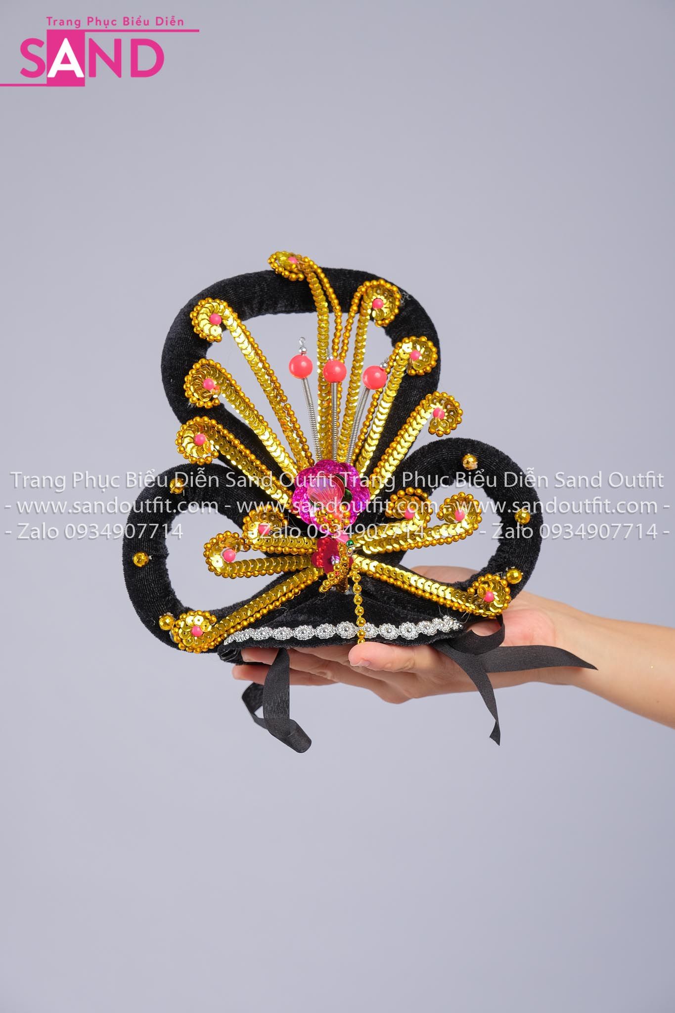  DPT0309 Búi Tóc Hằng Nga Vàng 