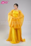  TYK0309 Set Tứ Thân Voan Vàng Tay Bồng 