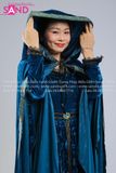  TDN0904 Trang Phục Nữ Hoàng Trung Cổ Váy Quý Tộc Châu Âu Xanh 