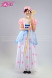  TDN1501 Trang Phục Câu Chuyện Đồ chơi Halloween Trang Phục Chấm Bi Màu Hồng 