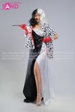  TDN0003  Trang Phục Hoá Trang Váy Dalmatian/101 Chó Đốm 