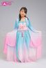  KMM0801 Váy Múa Cổ Trang Trẻ Em - Xanh Loang Hồng 