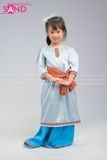  KCM0801 Trang Phục Dân Tộc Chăm Xanh Dương- Trẻ Em 