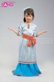  KCM0801 Trang Phục Dân Tộc Chăm Xanh Dương- Trẻ Em 