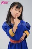  KCM0802 Trang Phục Dân Tộc Chăm Xanh Coban - Trẻ Em 