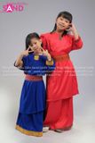  KCM0802 Trang Phục Dân Tộc Chăm Xanh Coban - Trẻ Em 