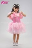  KMB0502 Váy Bồng Hồng Tầng Xoè - Trẻ Em 