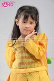  KNT0302 Trang Phục Khơ-Me (Thái Lan) Nữ - Vàng (Siz mầm non) 
