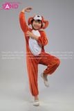  KHT1006 Trang Phục Thú Hở Mặt Hoá Trang Khỉ Nâu Trẻ Em 