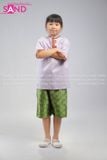  KNT0701 Trang Phục Khơ-Me (Thái Lan) Nam Tím Xanh Lá - Tím 
