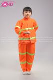  KHV0601 Trang Phục Hoá Trang Lính Cứu Hoả - Trẻ Em 
