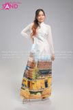  TAC0028 Áo Dài Nữ - Phong Cảnh Nhà Cổ Hội An 