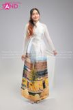  TAC0028 Áo Dài Nữ - Phong Cảnh Nhà Cổ Hội An 