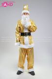  THX0306 Trang Phục Hoá Trang  Ông Già Noel Vàng Laser 