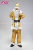  THX0306 Trang Phục Hoá Trang  Ông Già Noel Vàng Laser 