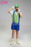  TDN0912 Trang Phục Hoá Trang Amazon Mario - Xanh Lá 