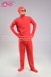  TDN0407 Trang Phục Hoá Trang Liền Thân Đỏ 