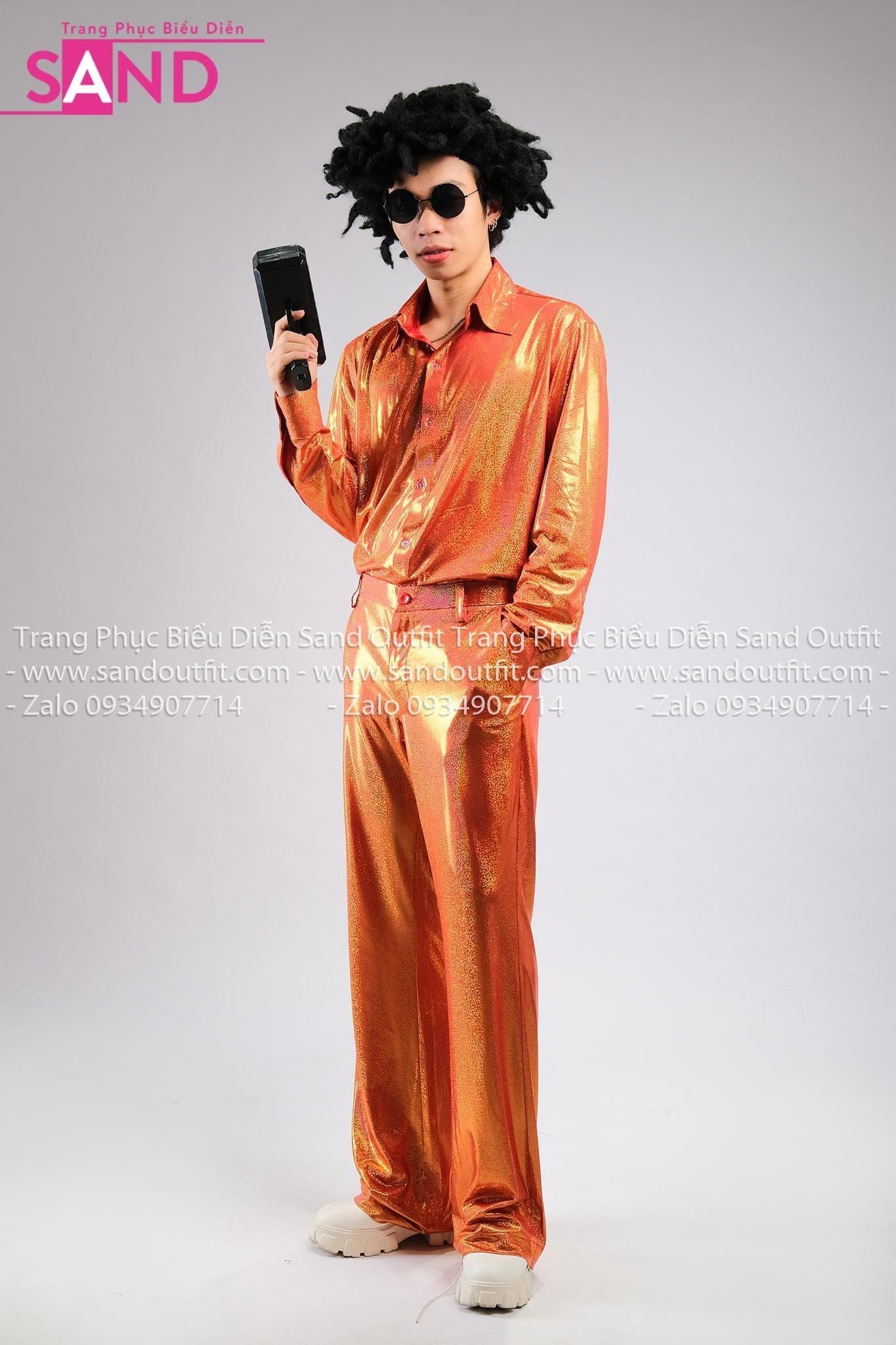  HBD0609 Set Bộ Disco 42 -  Cam Đỏ Nam 