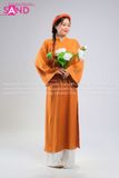  TCN0601 Cổ Phục Áo Tấc Triều Nguyễn Nữ Cam 