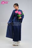  TCN1404 Áo Tấc Ngũ Thân Nam Xanh Đen 