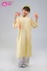  KAC0306 Áo Dài Tằm Óng 2 Tà Trẻ Em - Vàng (Size Cấp 1) 