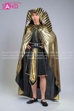  THV1003 Trang Phục Vua Ai Cập Ánh Kim Vàng Nâu 