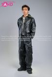  Outfit Phối Sẵn - (HAD0128 Áo Khoác Da Nam Khóa Kéo - Đen phối HQA0106 Quần Da Suông Túi Hộp Nam - Đen) 