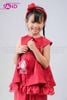  TYK0407 Yếm Cách Tân Đỏ (Size Mầm Non) 