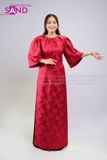  TAC0446 Áo Dài Thiết Kế Tay Lững - Màu Đỏ 