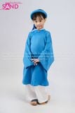  KCN0803  Áo Tấc Trẻ Em - Xanh Biển (Size Cấp 1 và Mầm Non) 