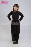  KTA0105 Trang Phục Dân Tộc Trẻ Em - Tày Đen Nữ 