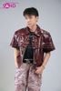  OUTFIT PHỐI SẴN (HQB0401 Quần Jean Đỏ Ống Rộng phối HAD0418 Áo Da Đỏ Ngắn Tay Nam) 