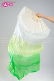 DQU0905 Quạt Dài Loang Trắng Xanh Lá 