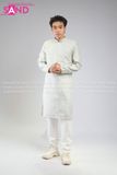  TAD0915 Áo Dài Nam Vân Xanh 