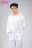  TBP0001 Bà Ba Trắng Vải Phi Bóng Nam 