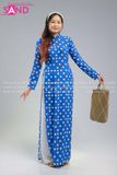  TAA0820 Áo Dài Họa Tiết Cô Ba Sài Gòn - Mẫu 28 