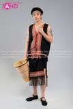  NCO0401 Trang Phục Dân Tộc Cơ Ho (K'Ho) Nam - Đỏ 