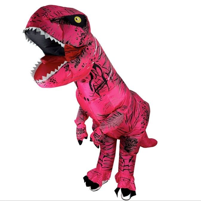  THV0502 Trang Phục Hóa Trang Khủng Long Bơm Hơi - Hồng 