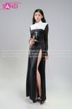  TDN0105 Trang Phục Hoá Trang Cosplay Nữ Tu Đen Quyến Rũ – Đen 