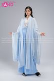  Trang Phục Cổ Trang Hoạ Tiết Thêu Xanh Cổ Tay Nữ - Xanh Dương 