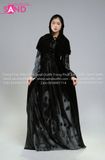  TDN0108 Trang Phục Hoá Trang  Phù Thủy/Ma Cà Rồng - Đen 